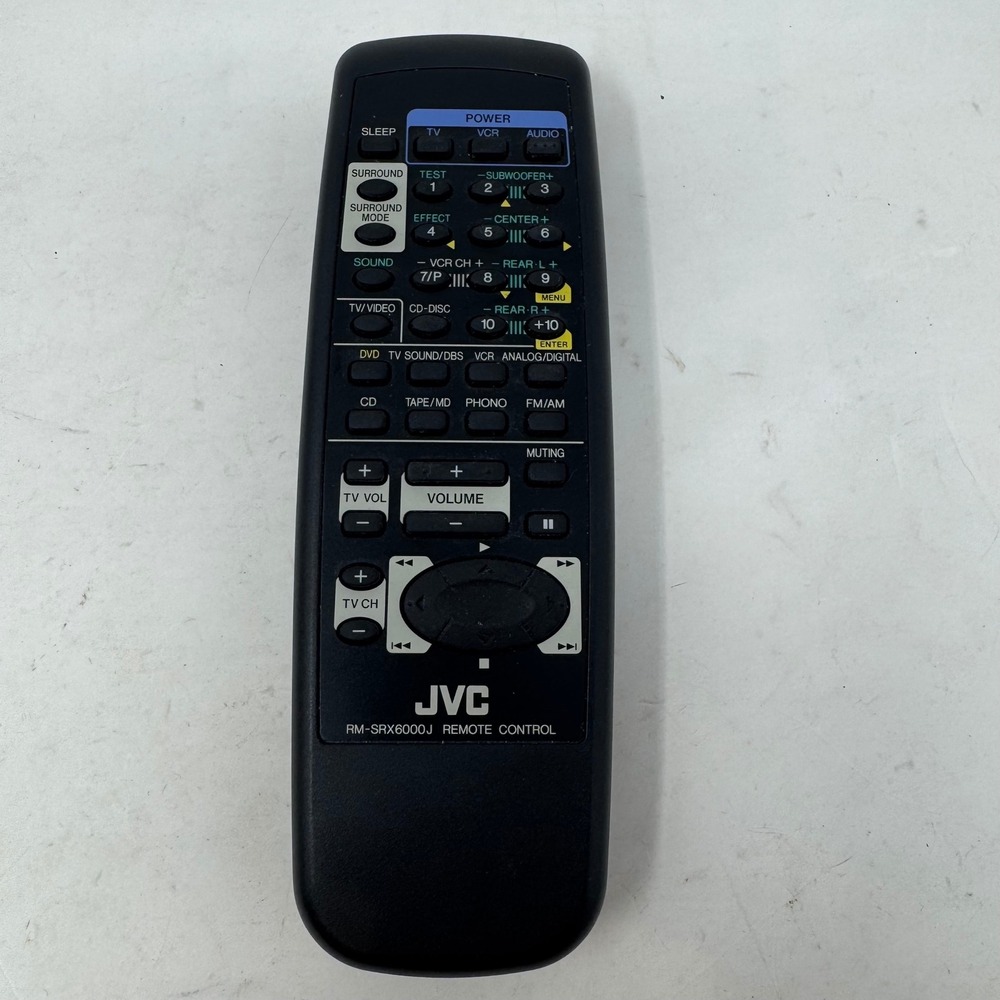 JVC RM-SRX6000J Remote for DSTP230 DSTP330 GX10080 RX-6000VBK RX-6008VBK OEM